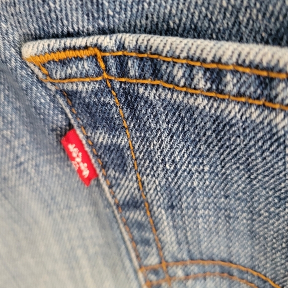 Levi's 501 Cut Off Shorts Size 31 - Picture 3 of 6